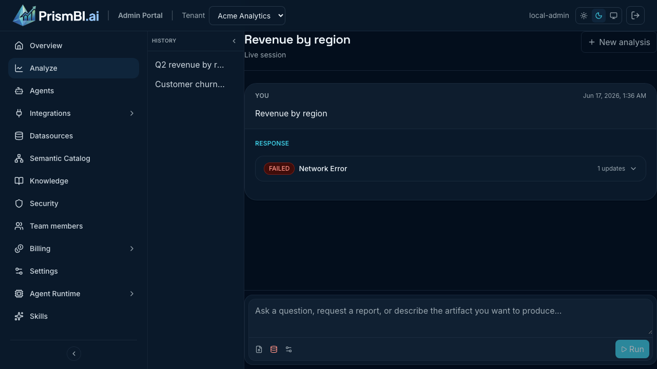 Query in progress