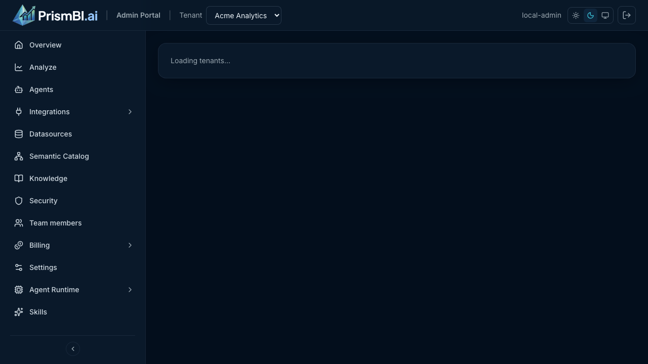 Signed-in Explore workspace